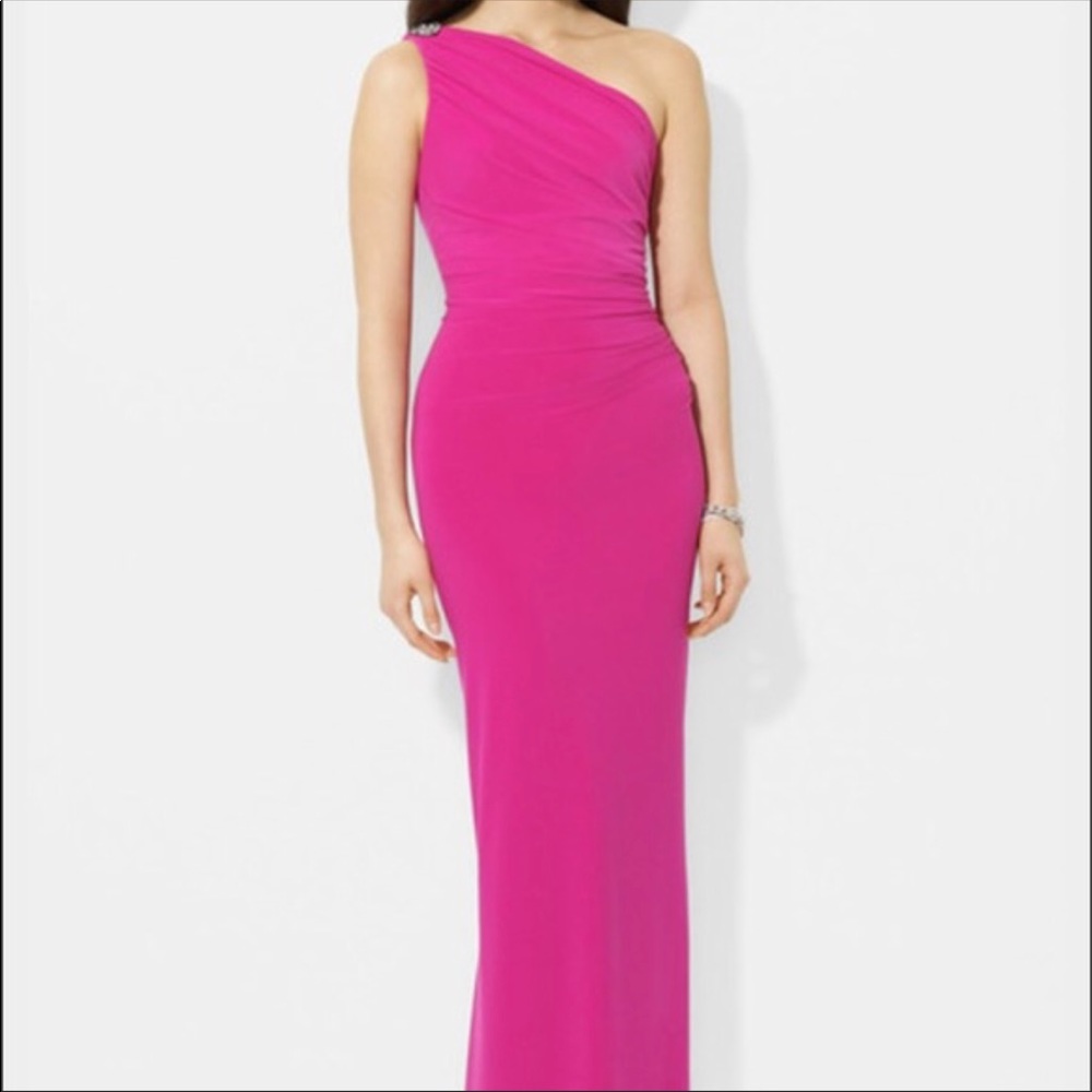Re-posh sexy ralph lauren one shoulder dress